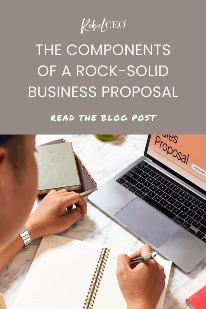 Image: how to write a strong proposal